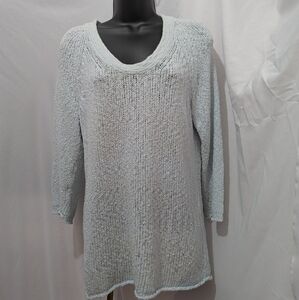 J Jill Light Blue Sweater